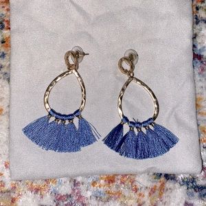 Blue earrings